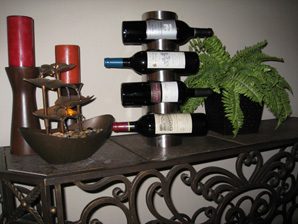 table top wine rack 4 bottle